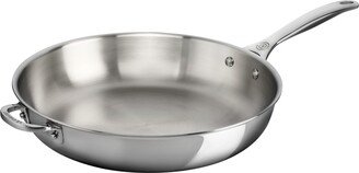 Stainless Steel 12.5 Deep Fry Pan with Helper Handle - N/a