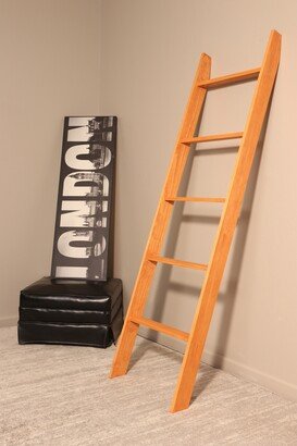 BrandtWorks Modern Farmhouse Blanket Ladder in Maple