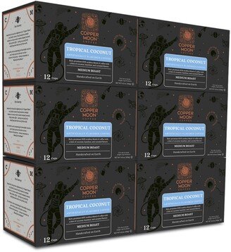 Copper Moon Coffee Tropical Coconut Single Serve Coffee Pods, 72 Count