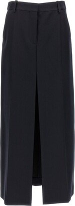 Slit-Detailed Maxi Skirt