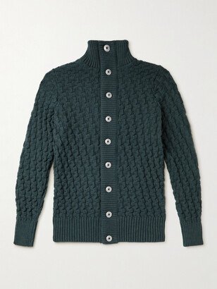 Stark Textured Virgin Wool Cardigan