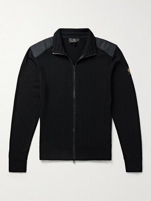 Kelby Slim-Fit Shell-Trimmed Wool Zip-Up Cardigan