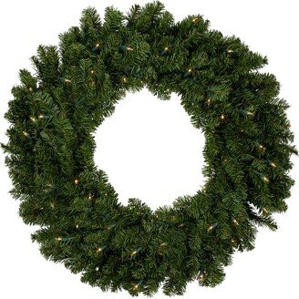 Northlight Pre-Lit Canadian Pine Artificial Christmas Wreath