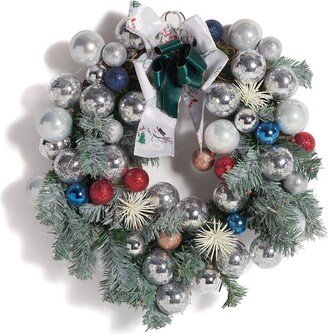 Faux 20In Pine Led Wreath