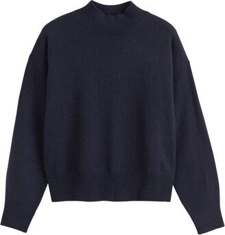 Wool-Cashmere High-Neck Sweater