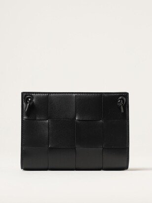 Cassette intreccio leather bag