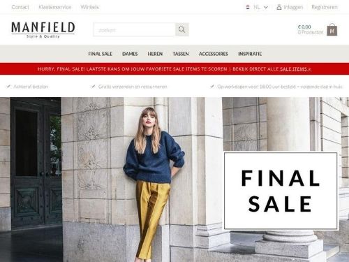 Manfield Nl Promo Codes & Coupons