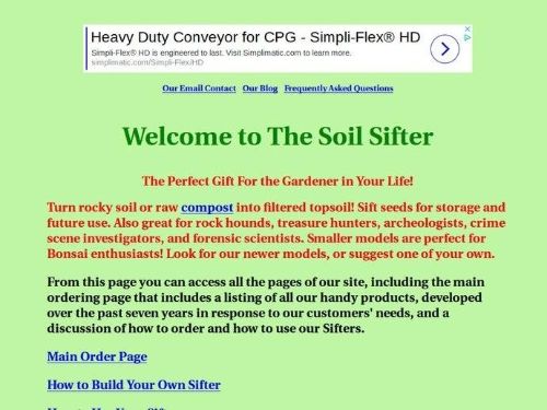 The Soil Sifter Promo Codes & Coupons