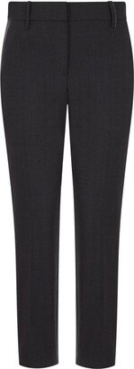 Cropped Tailored Trousers-BU