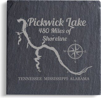 Slate Coaster Pickwick Lake Laser Engraved |Lake Decor | Fast Shipping Great Gift Idea