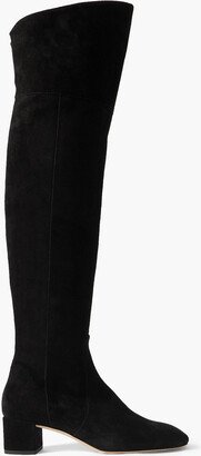 Letizia suede over-the-knee boots