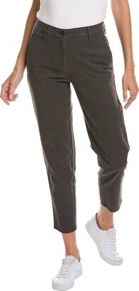 High-Waist Tapered Ankle Pant