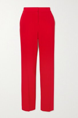 Admiral Crepe Slim-leg Pants - Red