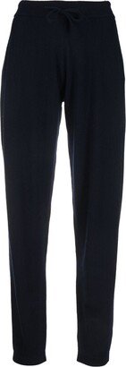 Drawstring Tapered Cashmere Trousers