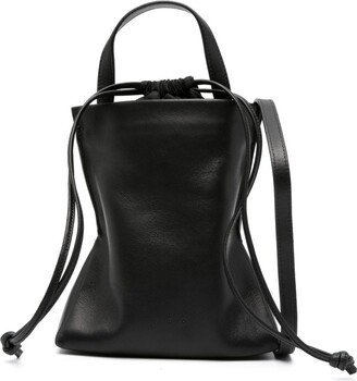 mini Crushed Can leather bucket bag