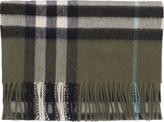 Check Cashmere Scarf-AE