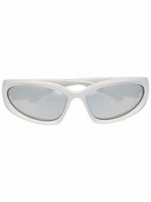 Balenciaga Eyewear BB0157S wraparound-frame sunglasses