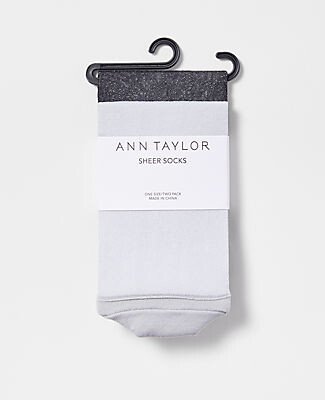 Shimmer Sheer Crew Sock Set