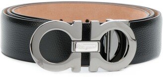 double Gancini buckle belt