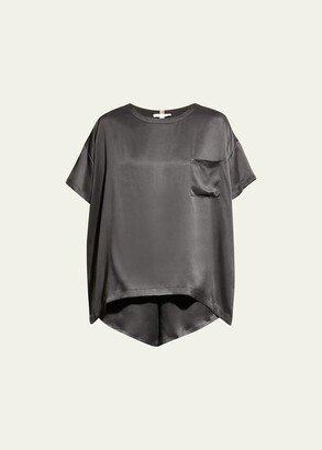 Washable Silk Tee Set-AA