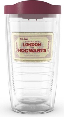 Tervis Harry Potter Hogwarts Express Ticket Made in Usa Double Walled Insulated Tumbler Travel Cup Keeps Drinks Cold & Hot, 16oz, Classic - Open Misce