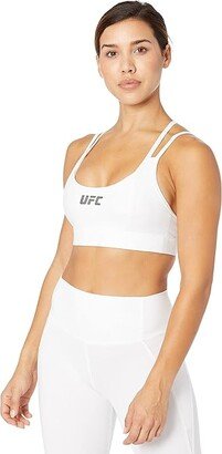 Strappy Sports Bra (White) Women's Lingerie