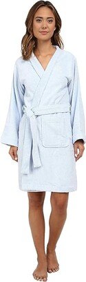 Greenwich Woven Terry Robe (Estate Blue) Women's Robe