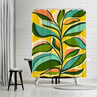71 x 74 Shower Curtain, Celebration Absbotanseries by Modern Tropical
