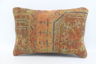 Kilim Pillow Cover, Cases, Orange Pillow, Rug Cushion, Retro Cushion Case, Vintage 4490