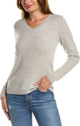 Essential Cashmere V-Neck Sweater-AA