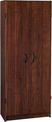 1308 Freestanding Kitchen Laundry Utility Room StorageOrganization Pantry Cabinet, Dark Cherry