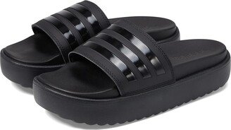 Adilette Platform (Black/Black/Black) Women's Shoes