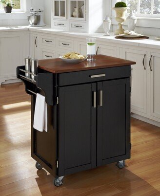 Cuisine Cart with Oak Top