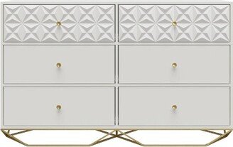 Blair 6 Drawer Dresser White