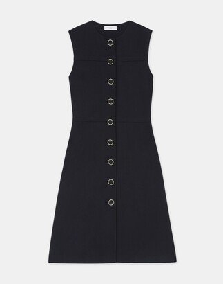 Petite Regenerated Punto Milano Sleeveless Dress