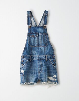 AE Denim Tomgirl Short Overall