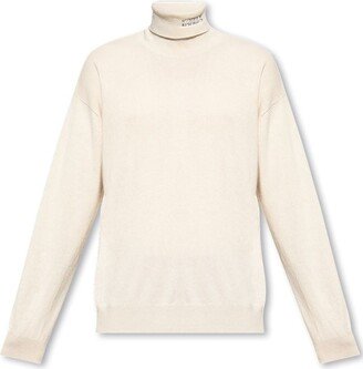 Turtleneck Sweater With Logo