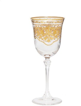 8.5 Oz Wine Glasses with Artwork, Set of 6