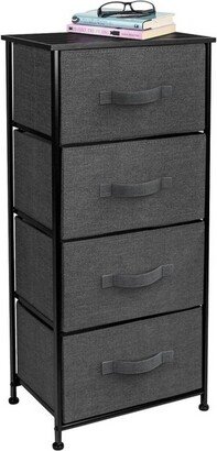 Drawer Fabric Dresser for Home Bedroom and More Black