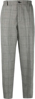 Prince of Wales-print tailored trousers