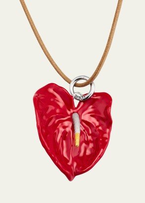 Anthurium Pendant Necklace