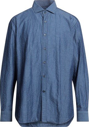 GUGLIELMINOTTI Shirt Slate Blue