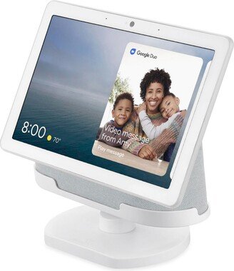 [Official Made for Google] Wasserstein Adjustable Stand Compatible with Google Nest Hub Max - Perfect Companion for Your Nest Hub Max (Chalk)