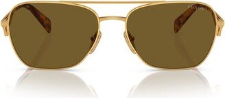 Prada Eyewear Pilot Frame Sunglasses-AA