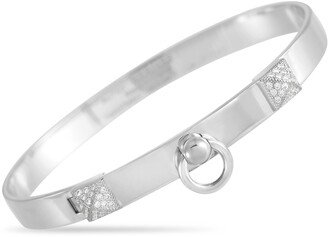 Collier De Chien 18K White Gold Diamond Bracelet