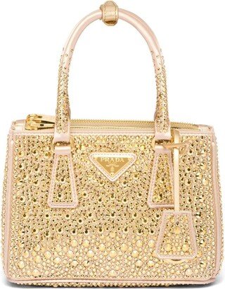 mini Galleria crystal-embellished tote bag