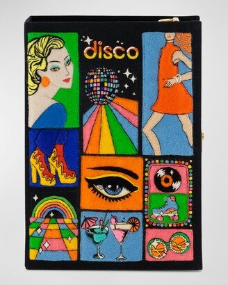 Disco Vibes Book Clutch Bag