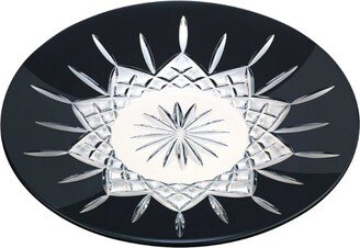 Lismore Black Crystal Plate (30Cm)