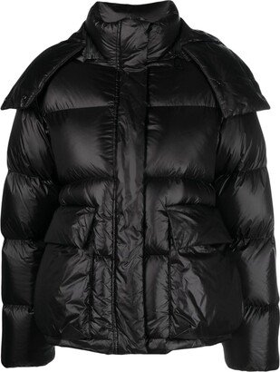 Padded Quilted Hooded Jacket