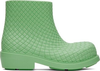 Green Fireman Boots